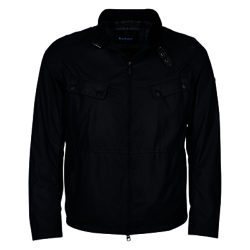 Barbour International Rebel Waxed Cotton Jacket, Black